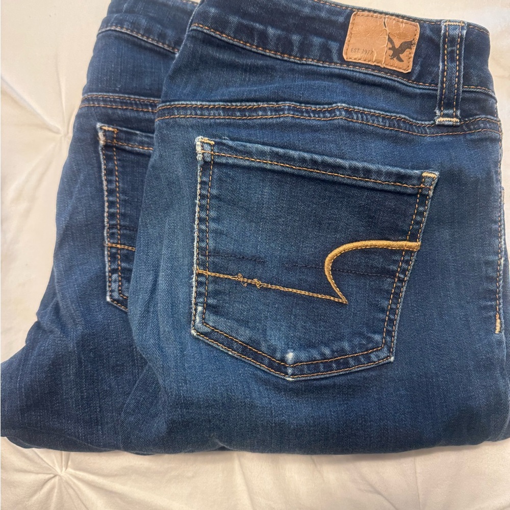 American Eagle Blue Jeggings